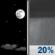 Sunday Night: Mostly Clear then Slight Chance Rain Showers
